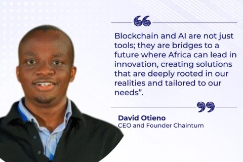 David Otieno , CEO of Chaintum & Head of Research at the Blockchain Association of Kenya (BAK) of Kenya